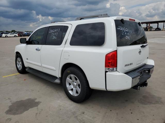 5N1AA08A45N717800 - 2005 NISSAN ARMADA SE WHITE photo 3