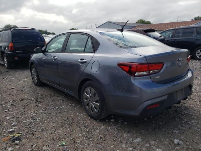 3KPA24AD2LE314932 - 2020 KIA RIO LX BLUE photo 3