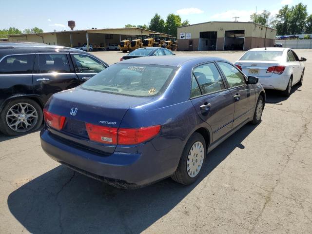 1HGCM56135A131456 - 2005 HONDA ACCORD DX BLUE photo 4