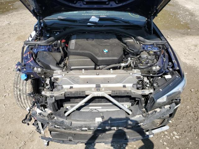 WBA5R7C55KFH14217 - 2019 BMW 330XI BLUE photo 7