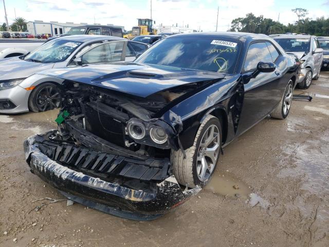 2C3CDZBT5FH747812 - 2015 DODGE CHALLENGER BLACK photo 2