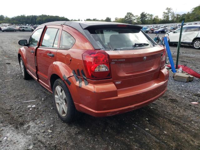 1B3HB48B87D560069 - 2007 DODGE CALIBER SX RED photo 3