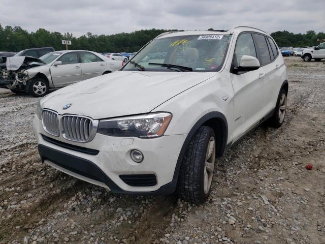 5UXWZ7C39H0X41224 - 2017 BMW X3 SDRIVE2 WHITE photo 2