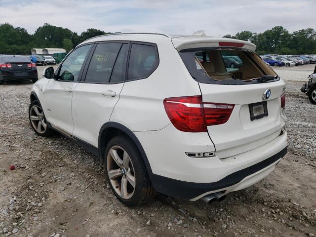 5UXWZ7C39H0X41224 - 2017 BMW X3 SDRIVE2 WHITE photo 3