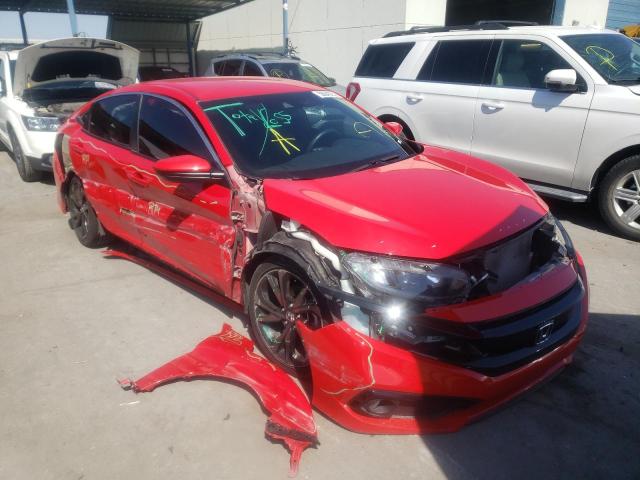 2HGFC2F83LH570585 - 2020 HONDA CIVIC SPOR RED photo 1