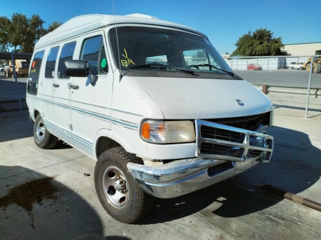 2B6HB21X5TK157244 - 1996 DODGE RAM VAN B2 WHITE photo 1