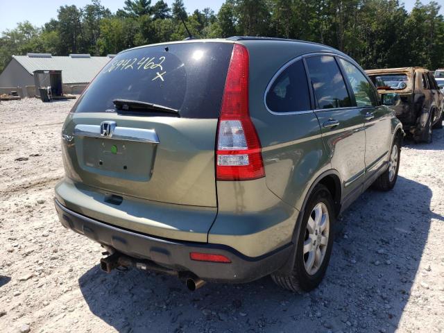 5J6RE487X9L039010 - 2009 HONDA CR-V EXL GREEN photo 4