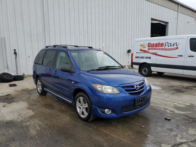 JM3LW28J840508458 - 2004 MAZDA MPV WAGON BLUE photo 1