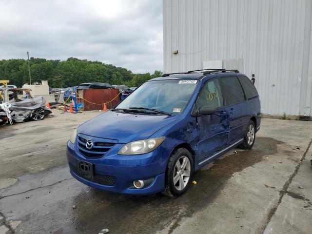 JM3LW28J840508458 - 2004 MAZDA MPV WAGON BLUE photo 2