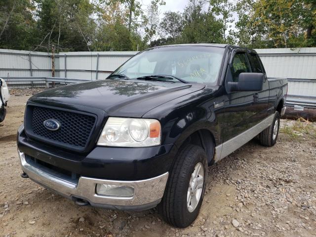 1FTPX14574NC02963 - 2004 FORD F150 BLACK photo 2