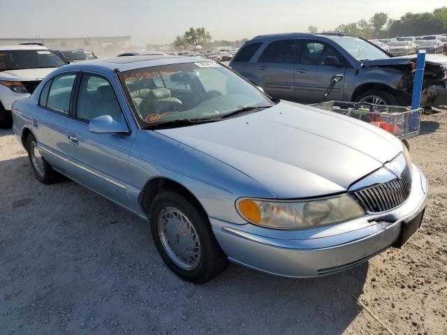 1LNFM97V8WY638572 - 1998 LINCOLN CONTINENTA BLUE photo 1