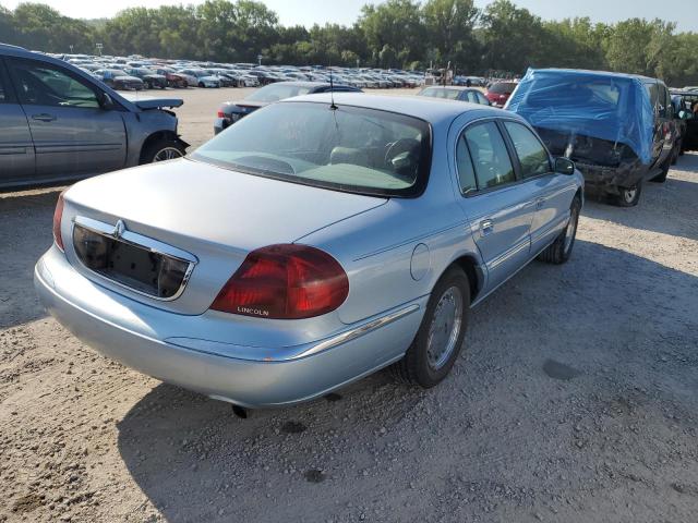 1LNFM97V8WY638572 - 1998 LINCOLN CONTINENTA BLUE photo 4