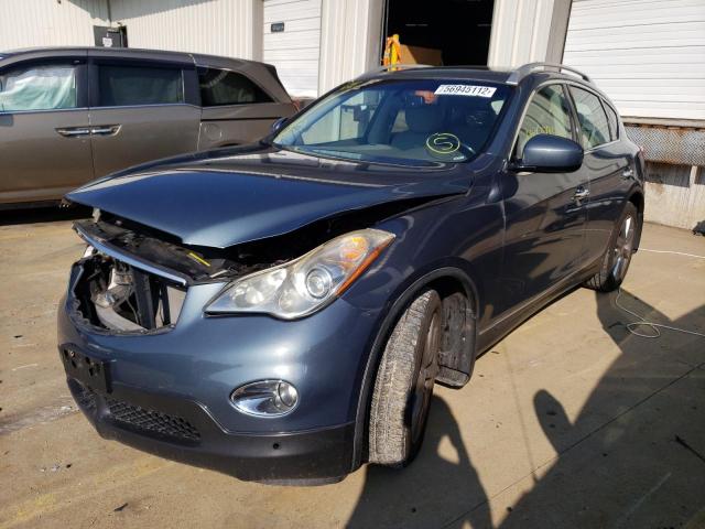 JNKAJ09F38M360116 - 2008 INFINITI EX35 BASE Mavi foto 2