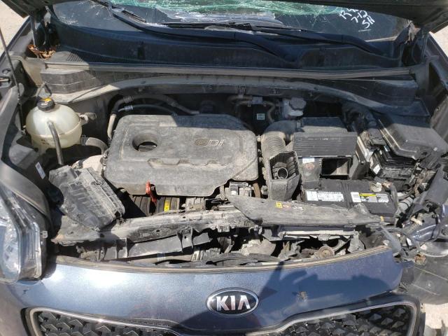 KNDPM3AC8K7511222 - 2019 KIA SPORTAGE L BLUE photo 7