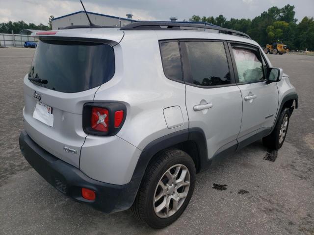 ZACCJBBT6GPC53180 - 2016 JEEP RENEGADE L SILVER photo 4