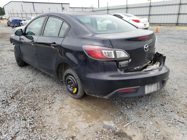 JM1BL1SF7A1164008 - 2010 MAZDA 3 I BLACK photo 3