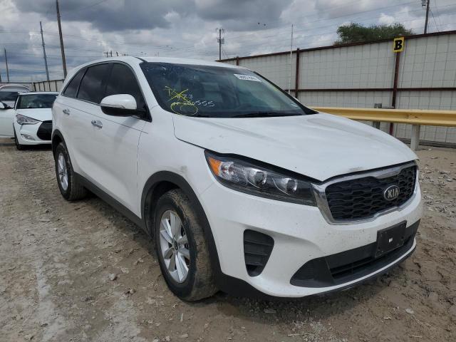 5XYPG4A37KG523636 - 2019 KIA SORENTO L WHITE photo 1