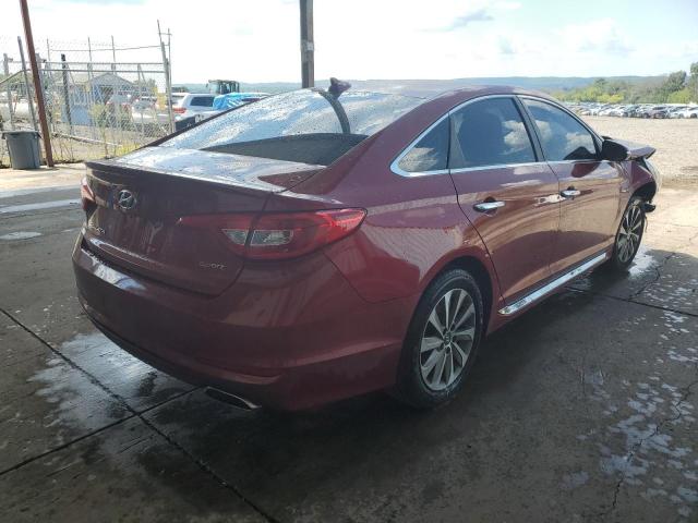 5NPE34AF9FH257435 - 2015 HYUNDAI SONATA SPO BURGUNDY photo 4