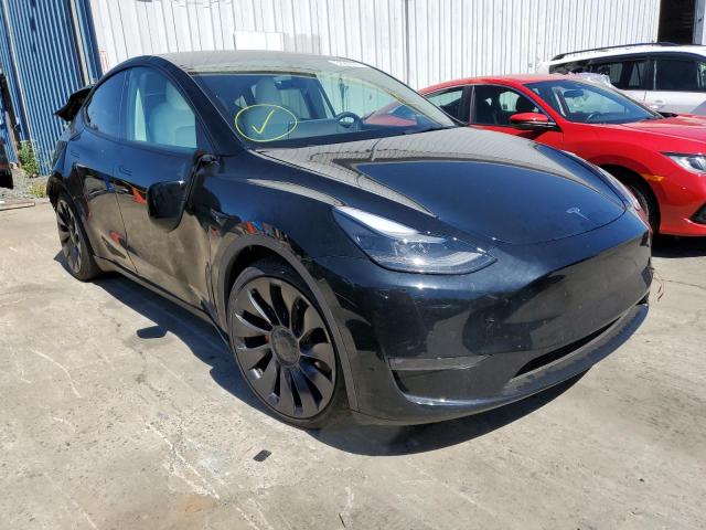 7SAYGDEF2NF409809 - 2022 TESLA MODEL Y BLACK photo 1