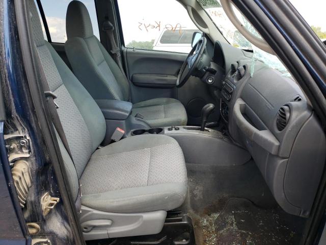 1J4GL38K95W526171 - 2005 JEEP LIBERTY BLUE photo 5