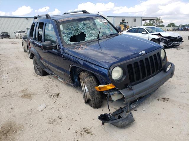 1J4GL38K95W526171 - 2005 JEEP LIBERTY BLUE photo 9