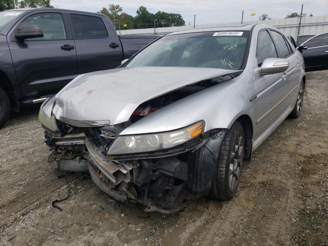 19UUA76547A016718 - 2007 ACURA TL TYPE S SILVER photo 2