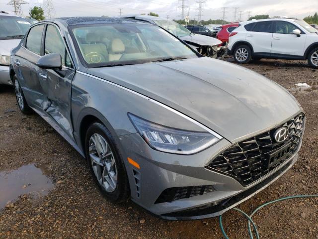 KMHL14JA5NA219526 - 2022 HYUNDAI SONATA SEL GRAY photo 1