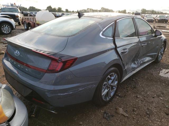 KMHL14JA5NA219526 - 2022 HYUNDAI SONATA SEL GRAY photo 4