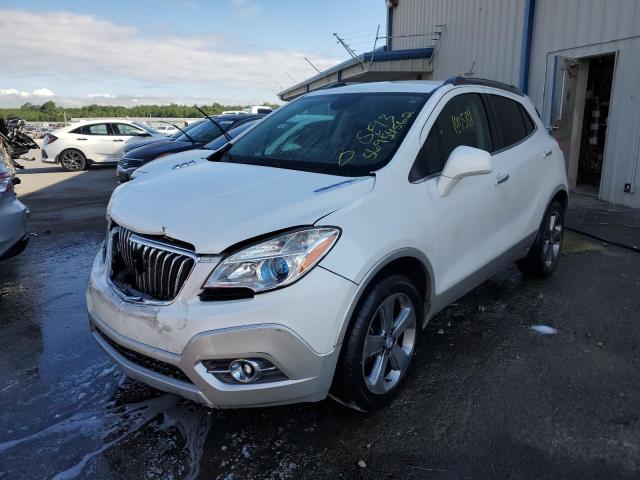 KL4CJBSBXDB125130 - 2013 BUICK ENCORE CON WHITE photo 2