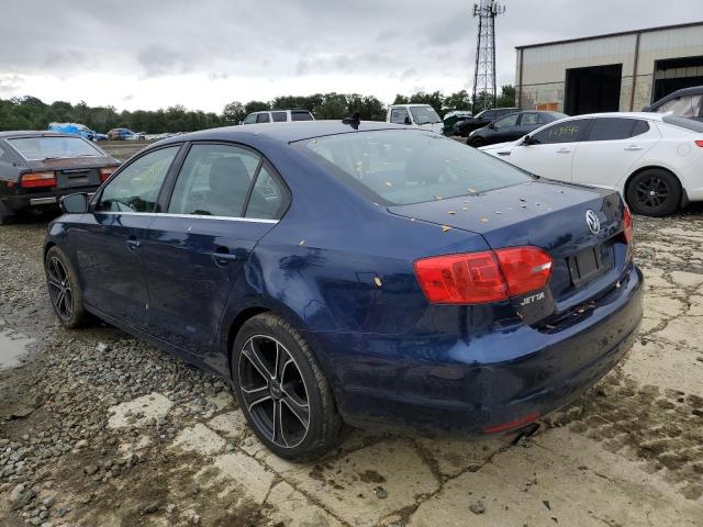 3VWLL7AJXEM232854 - 2014 VOLKSWAGEN JETTA TDI BLUE photo 3