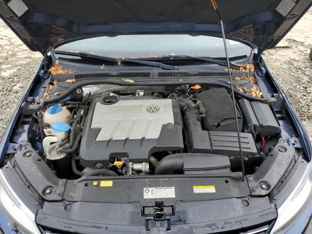 3VWLL7AJXEM232854 - 2014 VOLKSWAGEN JETTA TDI BLUE photo 7