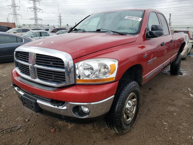 1D7KS28D66J202937 - 2006 DODGE RAM 2500 S RED photo 2