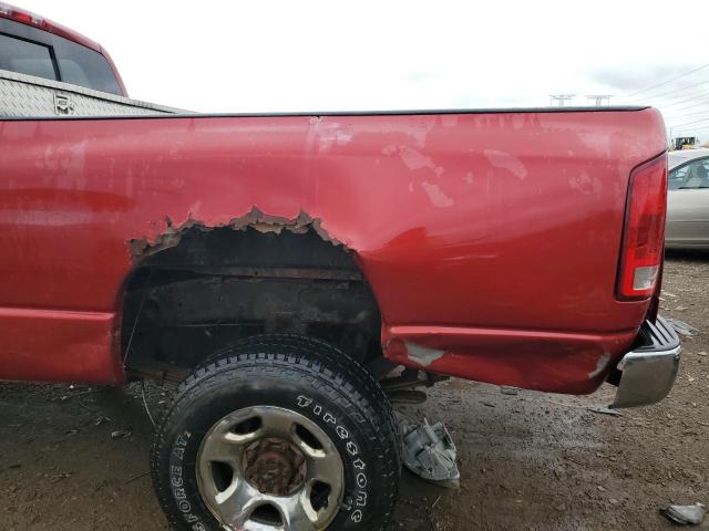 1D7KS28D66J202937 - 2006 DODGE RAM 2500 S RED photo 9