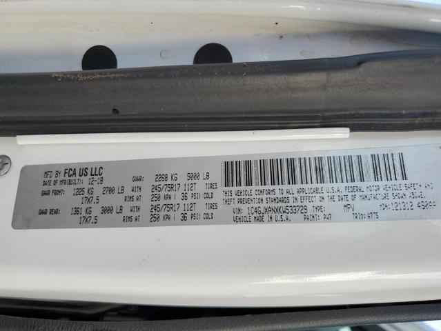 1C4GJXANXKW533729 - 2019 JEEP WRANGLER S 白色 照片 10