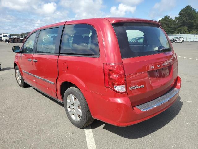 2C4RDGBG3DR563411 - 2013 DODGE GRAND CARA RED photo 3