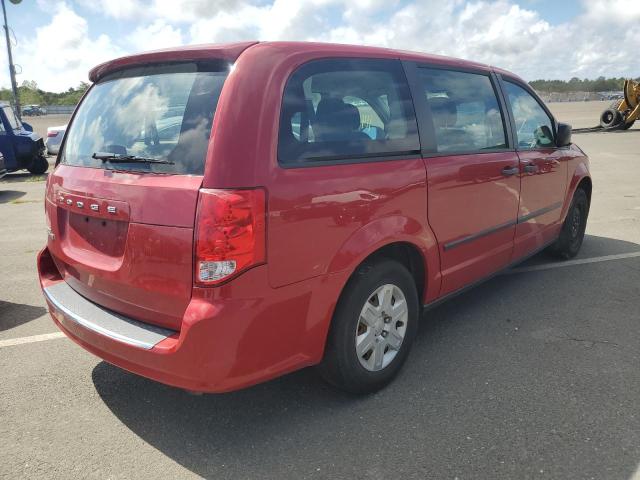 2C4RDGBG3DR563411 - 2013 DODGE GRAND CARA RED photo 4