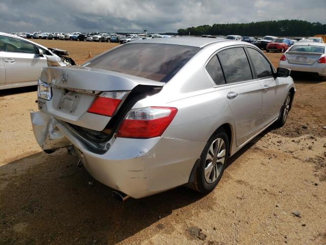 1HGCR2F31DA164116 - 2013 HONDA ACCORD LX SILVER photo 4