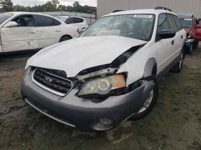 4S4BP61C557375246 - 2005 SUBARU LEGACY OUT WHITE photo 2