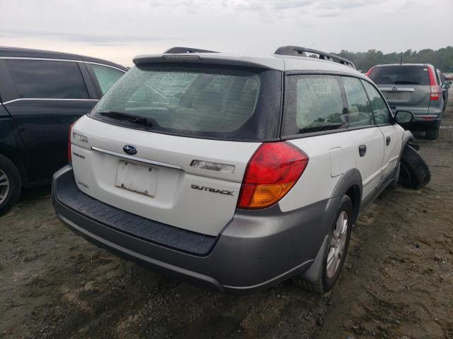 4S4BP61C557375246 - 2005 SUBARU LEGACY OUT WHITE photo 4