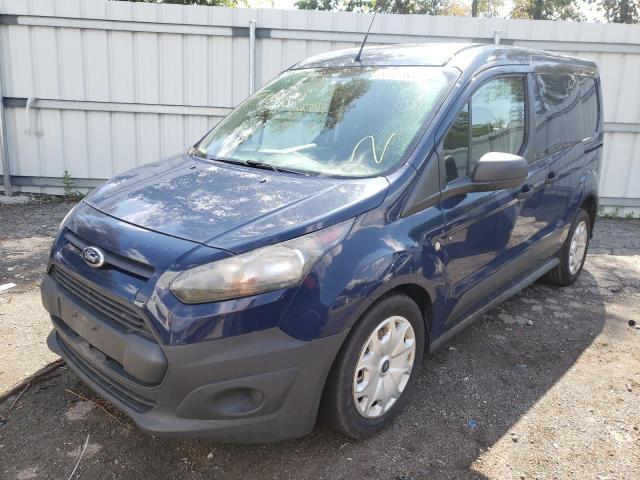 NM0LE6E71E1155422 - 2014 FORD TRANSIT BLUE photo 2