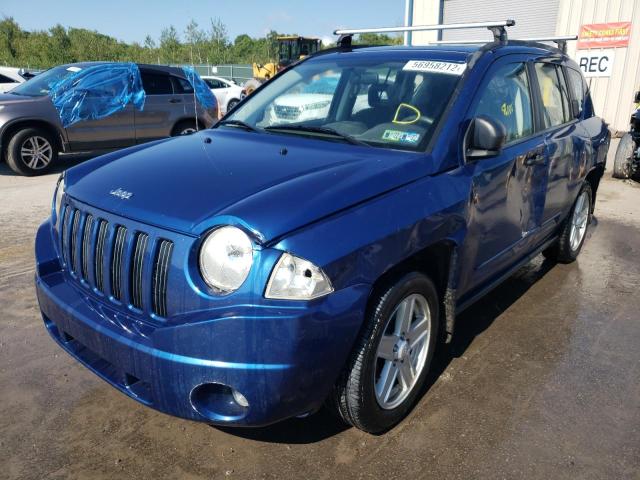 1J4FF47B19D113558 - 2009 JEEP COMPASS SP BLUE photo 2