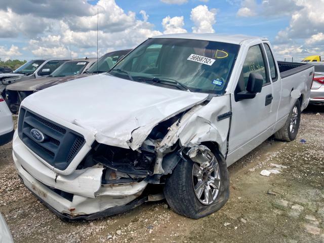 1FTRF12265NB97678 - 2005 FORD F150 WHITE photo 2