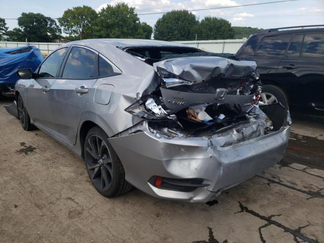 2HGFC2F84KH532345 - 2019 HONDA CIVIC SPOR SILVER photo 3