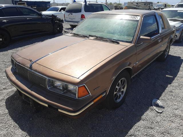 1G4AL2738FD429598 - 1985 BUICK CENTURY LI BROWN photo 2