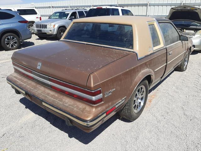 1G4AL2738FD429598 - 1985 BUICK CENTURY LI BROWN photo 4