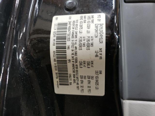 3A4FY48B47T561955 - 2007 CHRYSLER PT CRUISER BLACK photo 10