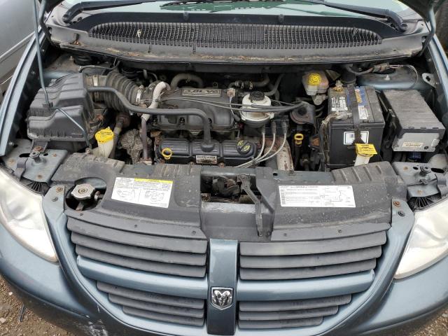 2D4GP44L15R585435 - 2005 DODGE GRAND CARA GREEN photo 7