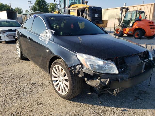 2G4GN5EC2B9203797 - 2011 BUICK REGAL CXL BLACK photo 1