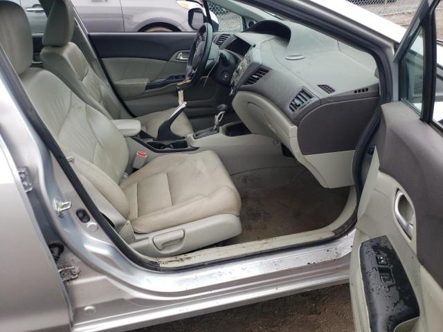 19XFB2F93CE300357 - 2012 HONDA CIVIC EXL فضي صورة 5