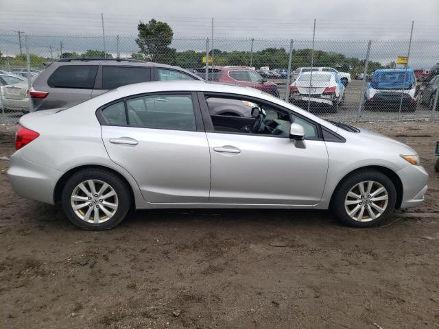 19XFB2F93CE300357 - 2012 HONDA CIVIC EXL فضي صورة 9